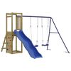 vidaXL Parque infantil de exterior madera de pino impregnada