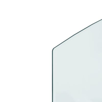 vidaXL Placa de vidrio para chimenea 100x50 cm