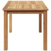 vidaXL Mesa de Café Marrón 90 x 50 x 45.5 cm Madera de teca maciza