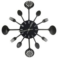 Vidaxl reloj de pared Vintage movimiento cuarzo metal 80 cm XXL