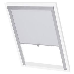 vidaXL Persiana opaca enrollable blanco M08/308 GGL y GGU