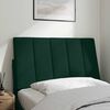 vidaXL Cabecero de cama acolchado Hanko terciopelo verde oscuro 80 cm