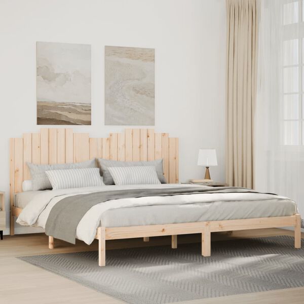 vidaXL Cama extralarga sin colchón madera maciza 180x210 cm