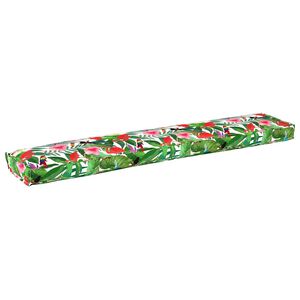 vidaXL Coj&iacute;n para palet Jungla tropical 200 x 40 x 8 cm Tela Oxford
