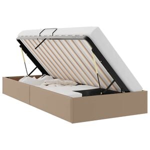 vidaXL Estructura de Cama Ottoman Capuchino 90 x 190 cm