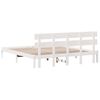 vidaXL Estructura de cama Blanco 180 x 200 cm Madera maciza de Pino