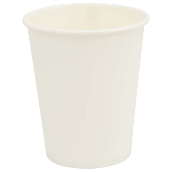 vidaXL Tazas de café de papel 1000 uds 8oz 200ml blanco