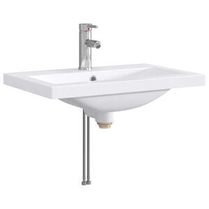 vidaXL Lavabo de ba&ntilde;o Cromado 61 x 40 x 16,5 cm Metal