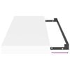 vidaXL Estante flotante de pared MDF blanco 60x23,5x3,8 cm