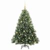 vidaXL &Aacute;rbol de Navidad artificial con 150 LED Verde 150 cm PE y PVC
