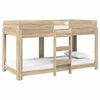 vidaXL Cama Litera para Ni&ntilde;os Roble Sonoma 80 x 200 cm