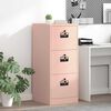 vidaXL Mueble archivador con caj&oacute;n con estante Rosa 44 x 50 x 106.5 cm