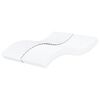 vidaXL Colch&oacute;n de espuma dureza H2 H3 blanco 160x220 cm