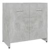 vidaXL Armario de ba&ntilde;o madera contrachapada gris hormig&oacute;n 60x33x61 cm