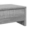 vidaXL Soporte de monitor con cajones madera gris Sonoma 100x27x15 cm