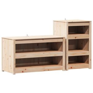 vidaXL Armario de cocina de exterior MEPPEL 2 uds.