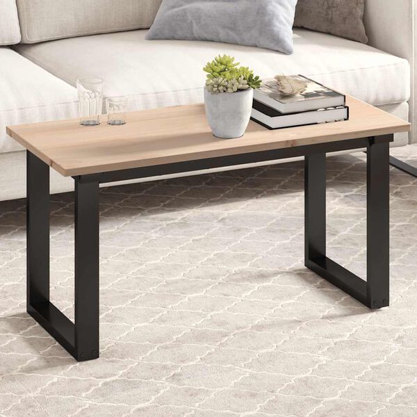 vidaXL Tablero de mesa rectangular madera maciza pino 90x40x1,7 cm