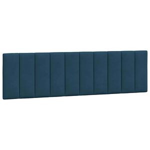 vidaXL Cabecero de cama acolchado Hanko terciopelo azul 180 cm
