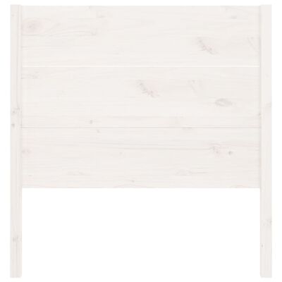 vidaXL Cabecero madera maciza de pino blanco 81x4x100 cm