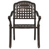 vidaXL Conjunto de Comedor de Jard&iacute;n 5 pcs Bronce Aluminio