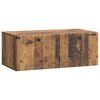vidaXL Mueble de TV de pared 78,5 x 41 x 30 cm Madera envejecida