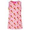 vidaXL Vestido infantil rosa brillante 128