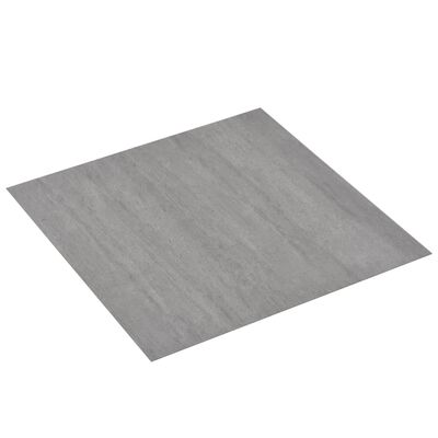 vidaXL Lamas para suelo de PVC autoadhesivas gris punteado 5,11 m²