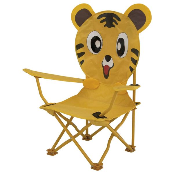 Eurotrail Silla de camping para ni&ntilde;os Ardeche Animal tigre