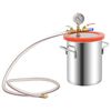 vidaXL C&aacute;mara de vac&iacute;o de acero inoxidable 5,5 L
