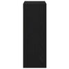 vidaXL Armario de pared colgante Roble Negro 69,5 x 32,5 x 90 cm
