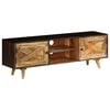 vidaXL Mueble para TV de madera maciza de mango 140x30x45 cm