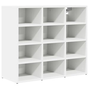vidaXL Armario Zapatero 77,5 x 30 x 67 cm Madera de ingenier&iacute;a Blanco