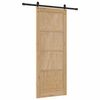 vidaXL Puerta Corredera ORKDAL Marr&oacute;n 83 x 211 cm
