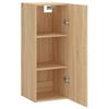 vidaXL Armario de pared madera ingenier&iacute;a roble Sonoma 34,5x34x90 cm