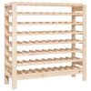 vidaXL Botellero madera maciza de pino 109,5x30x107,5 cm