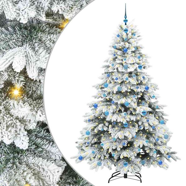 vidaXL &Aacute;rbol de Navidad artificial con 300 LED 210 cm PE y PVC