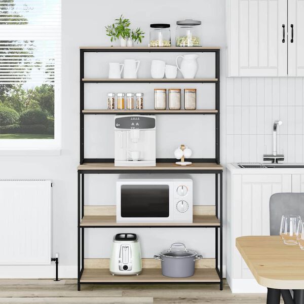 vidaXL Estante de cocina Roble Sonoma 100 x 40 x 168 cm