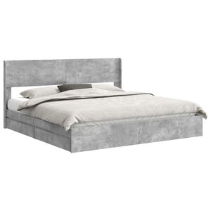 vidaXL Estructura de cama con almacenamiento y cabecero 2 uds.