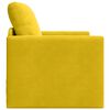 vidaXL Sof&aacute; cama 60cm Amarillo oscuro Terciopelo