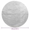 vidaXL Cubierta solar de piscina de PE flotante gris 455 cm