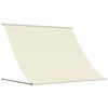 vidaXL Toldo retr&aacute;ctil tela y acero crema 200x150 cm