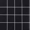 vidaXL Cojines para silla 4 uds tela Oxford a cuadros negro 50x50x7 cm