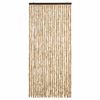 vidaXL Cortina mosquitera de chenilla beige 90x220 cm