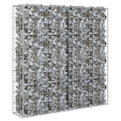 vidaXL Muro de gaviones con cubiertas acero galvanizado 80x20x100 cm