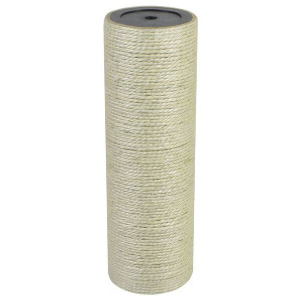 vidaXL Poste rascador para gatos 8x25 cm 8 mm beige