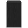 vidaXL Aparador Roble Negro 60 x 30 x 50 cm Madera de ingenier&iacute;a