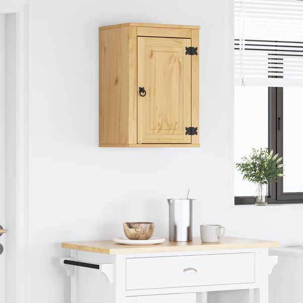 vidaXL Armario SKI Marr&oacute;n Miel 60 x 32 x 40 cm Madera de pino macizo