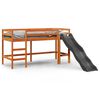 vidaXL Cama alta para ni&ntilde;os sin colch&oacute;n madera pino marr&oacute;n 80x200 cm