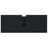 vidaXL Mueble de ba&ntilde;o con lavabo y cajones roble negro 90x34,5x60 cm