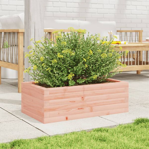 vidaXL Jardinera de madera maciza Douglas 70x40x23 cm